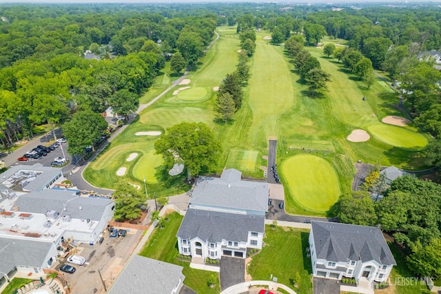 9 Links Dr, Edison, NJ 08820 - aerial view of property and surrounding area with a local golf course