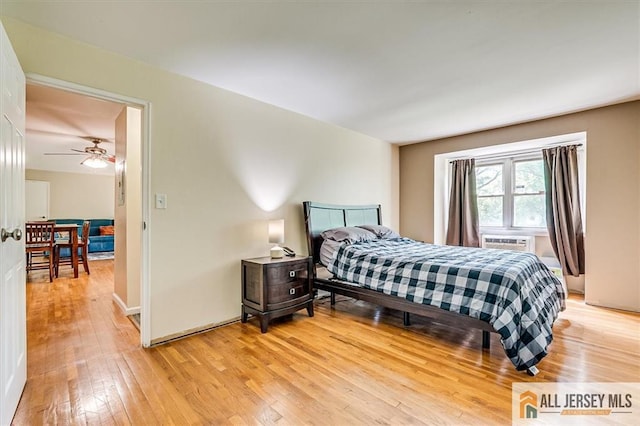530 Andria Ave Unit 295, Hillsborough, NJ 08844 - bedroom featuring light wood-type flooring and cooling unit