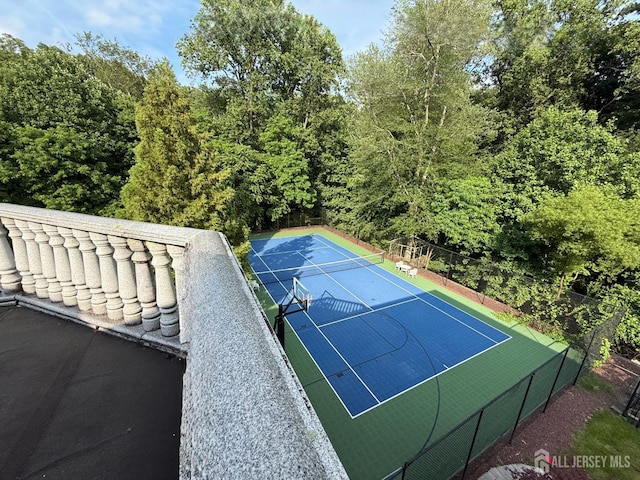 34 Line Rd, Holmdel, NJ 07733 - view of tennis court