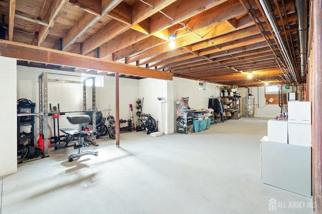 242 Green St, Old Bridge, NJ 08857 - basement featuring water heater
