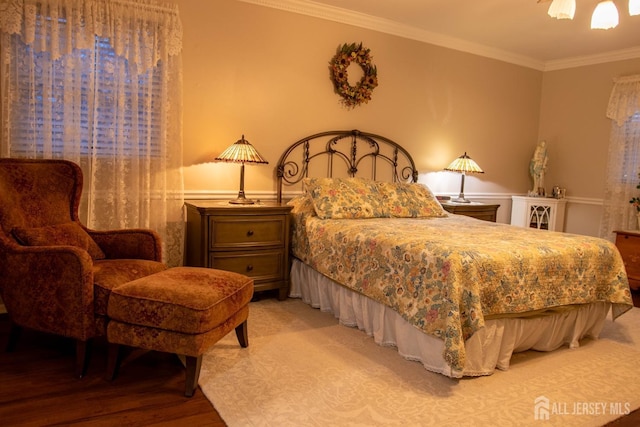 20 Wedgewood Ct, East Brunswick, NJ 08816 - bedroom featuring ornamental molding and light wood-style flooring