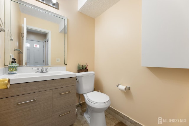 76 Lynnette Ct, South Brunswick, NJ 08824 - half bathroom featuring vanity and tile patterned flooring
