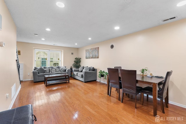 76 Lynnette Ct, South Brunswick, NJ 08824 - living room featuring light wood-style flooring and recessed lighting