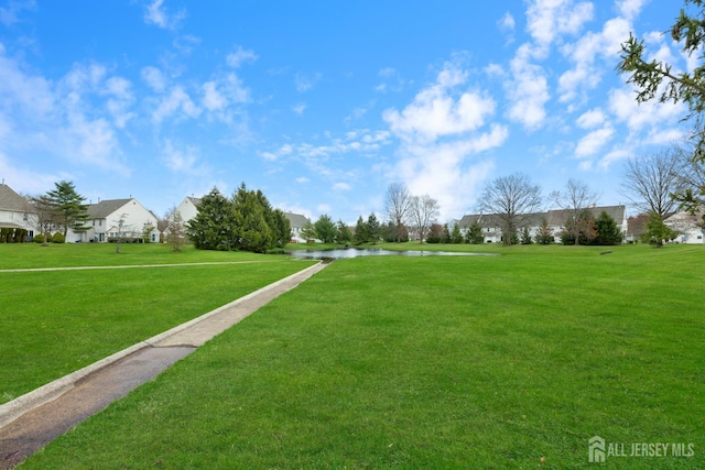 76 Lynnette Ct, South Brunswick, NJ 08824 - view of property's community with a water view and a lawn