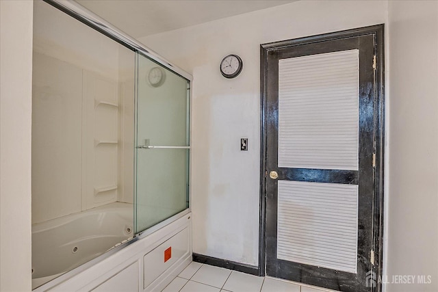 164 Mahar Ave, South Plainfield, NJ 07080 - full bathroom featuring tile patterned flooring and a combined bath / shower with jetted tub