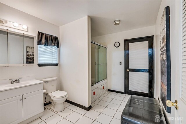 164 Mahar Ave, South Plainfield, NJ 07080 - bathroom featuring vanity and tile patterned floors