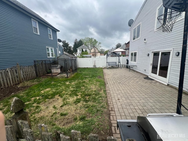 12 Yates Ave, South River, NJ 08882 - fenced backyard featuring a patio area