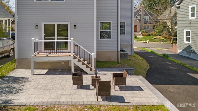 39 S Pierson Rd, Maplewood, NJ 07040 - rear view of house featuring a patio area and cooling unit