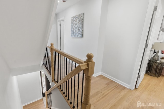 39 S Pierson Rd, Maplewood, NJ 07040 - stairway featuring wood finished floors and baseboards