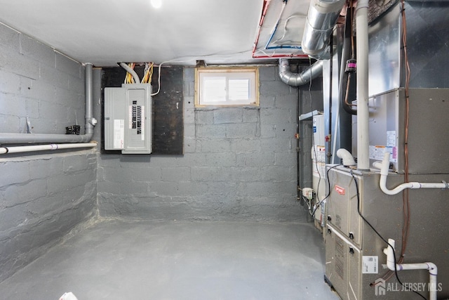 39 S Pierson Rd, Maplewood, NJ 07040 - basement featuring electric panel and heating unit
