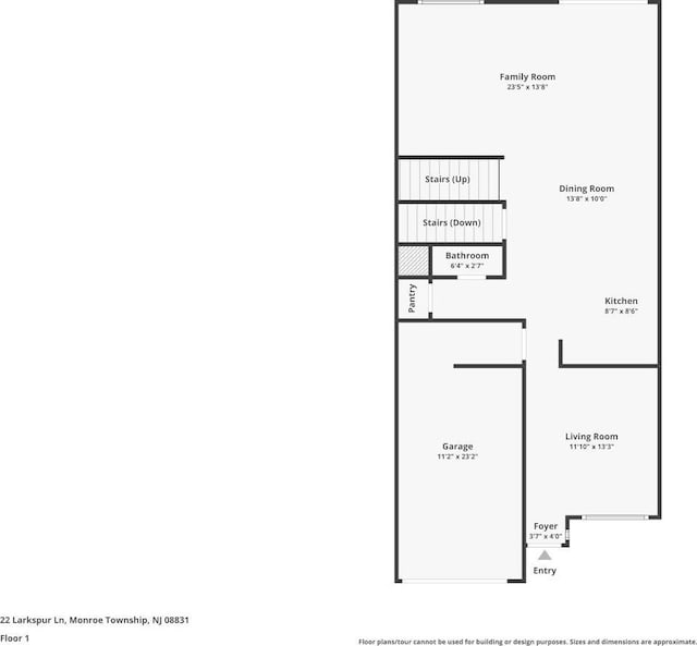 22 Larkspur Ln, Monroe, NJ 08831 - view of property floor plan