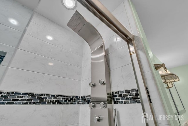 74 Ravine Dr, Matawan, NJ 07747 - bathroom view of a tile shower