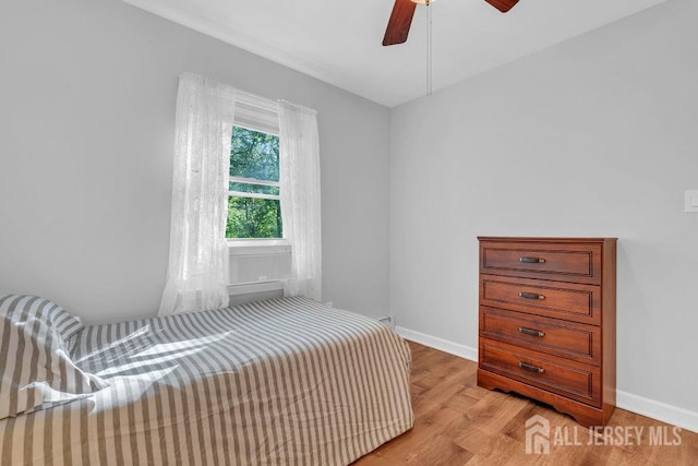 74 Ravine Dr, Matawan, NJ 07747 - bedroom featuring light wood-style floors and a ceiling fan