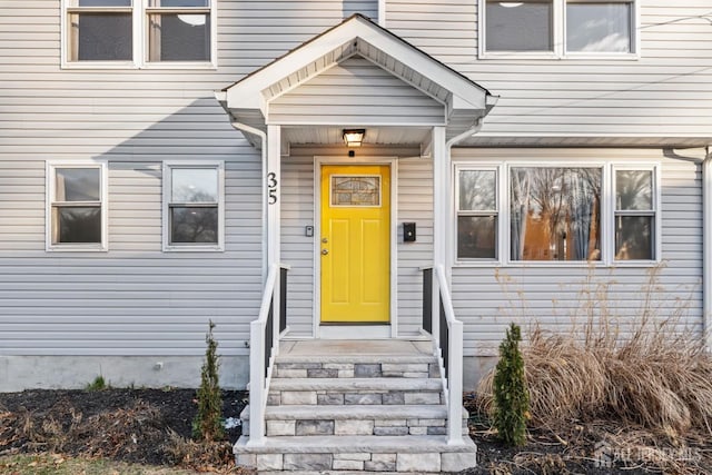 view of property entrance