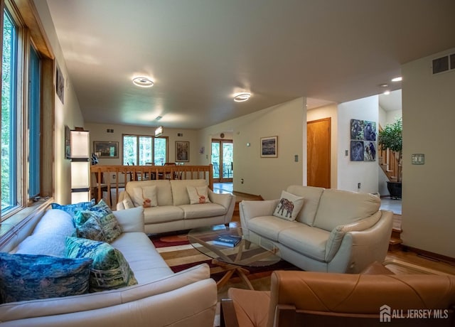 view of living area