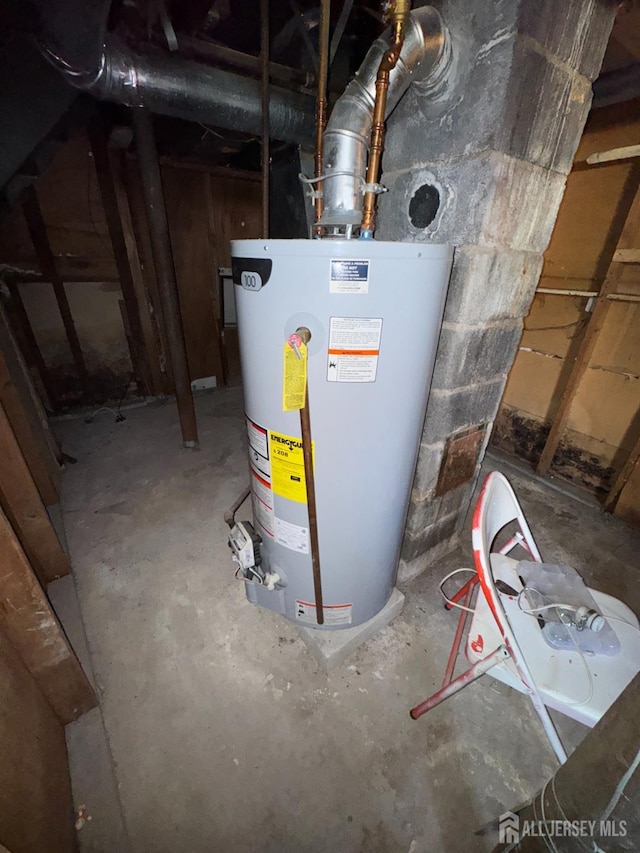 64 Bender Ave, Iselin, NJ 08830 - utility room featuring gas water heater