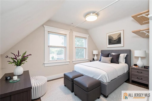 4 Woodrow St, Middlesex, NJ 08846 - bedroom with vaulted ceiling and wood finished floors