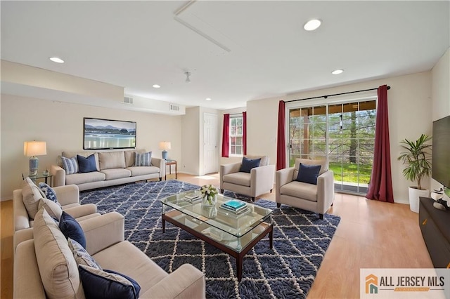 21 Capica Ct Unit 89, South Amboy, NJ 08879 - living area with light wood-type flooring and recessed lighting