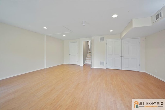 21 Capica Ct Unit 89, South Amboy, NJ 08879 - unfurnished bedroom featuring light wood-type flooring, recessed lighting, and a closet