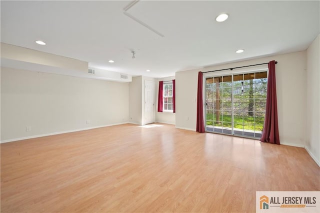 21 Capica Ct Unit 89, South Amboy, NJ 08879 - unfurnished room with recessed lighting and light wood-type flooring