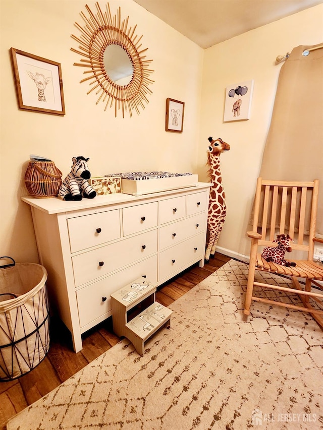 539 Locust Ave, Garwood, NJ 07027 - bedroom featuring dark wood-style floors