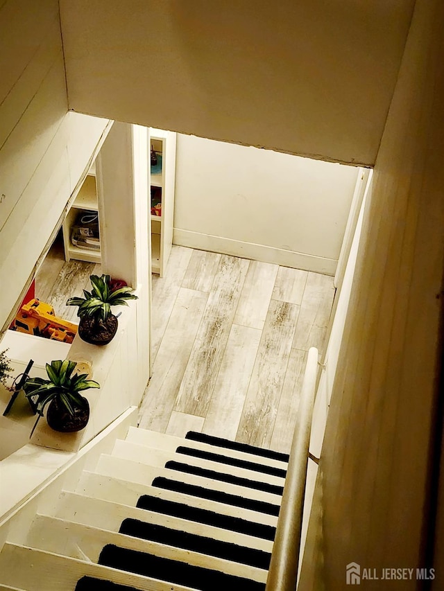 539 Locust Ave, Garwood, NJ 07027 - stairway with wood finished floors