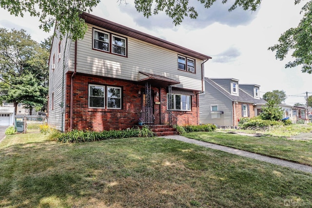 front of property featuring a front yard