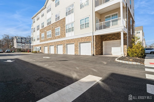 view of property featuring an attached garage