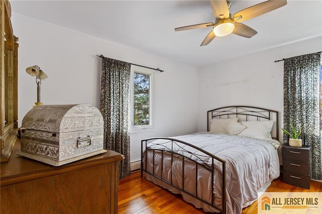 8 Harold Ave, Edison, NJ 08820 - bedroom featuring wood finished floors and ceiling fan