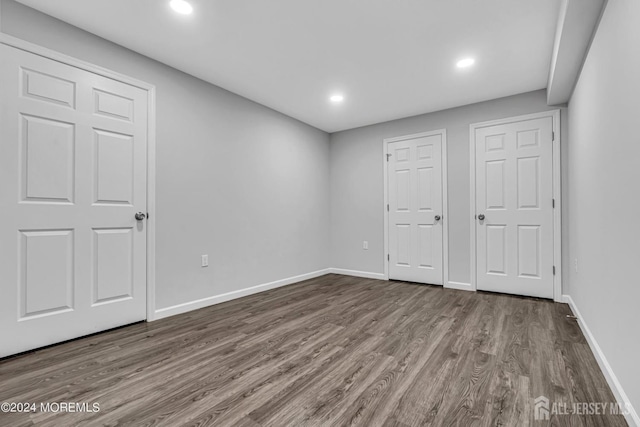 44 Begonia Ln, Monroe, NJ 08831 - unfurnished bedroom featuring wood finished floors and recessed lighting