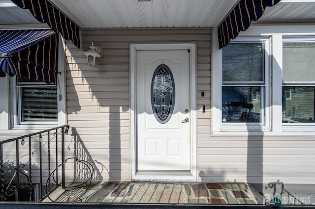 view of entrance to property