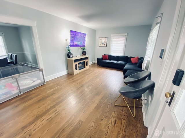 142 Liberty St, Fords, NJ 08863 - living room with wood finished floors and plenty of natural light