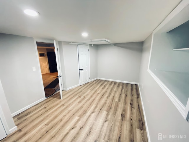 142 Liberty St, Fords, NJ 08863 - finished basement featuring wood finished floors and recessed lighting