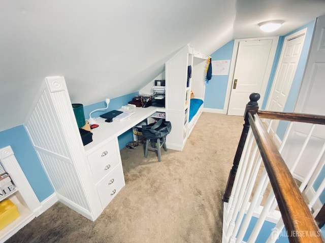 142 Liberty St, Fords, NJ 08863 - office with carpet flooring and lofted ceiling