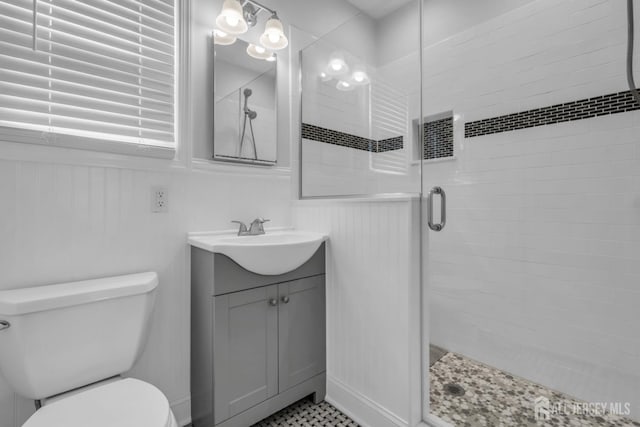 143 Emerson St, Carteret, NJ 07008 - bathroom featuring a shower stall and vanity