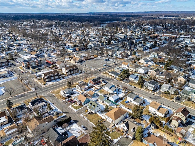 drone / aerial view featuring a residential view