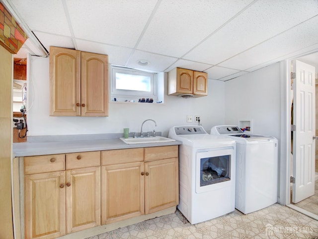 451 Burroughs Ter, Union Twp, NJ 07083 - laundry room featuring washing machine and dryer and cabinet space