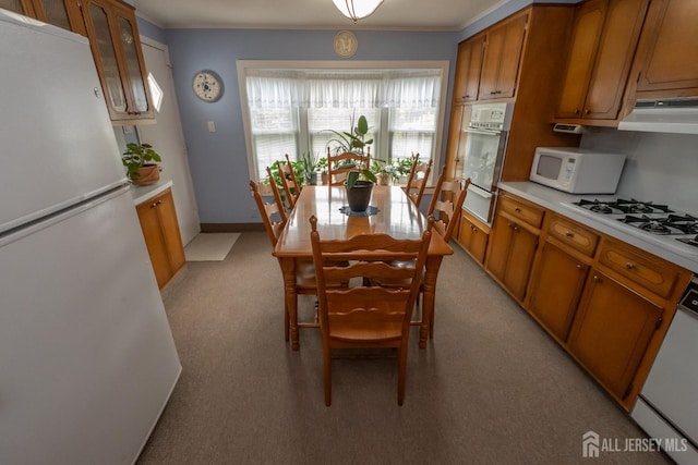 173 N Main St, Milltown, NJ 08850 - dining space with light colored carpet