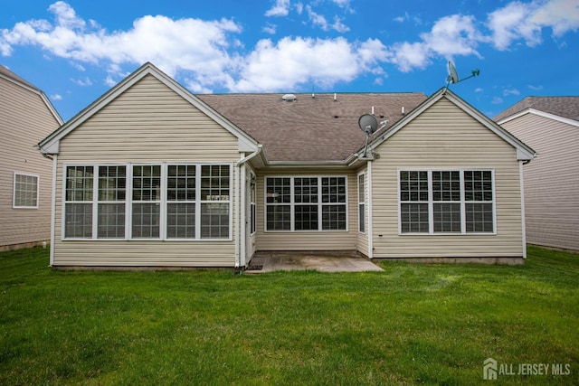 247 Springmeadow Way, Monroe, NJ 08831 - back of house with a patio and a lawn