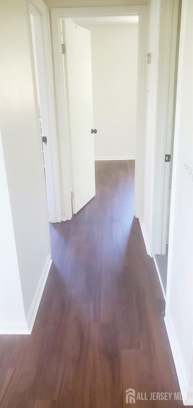 308 Codrington Pl, Bound Brook, NJ 08805 - hall with wood finished floors and baseboards