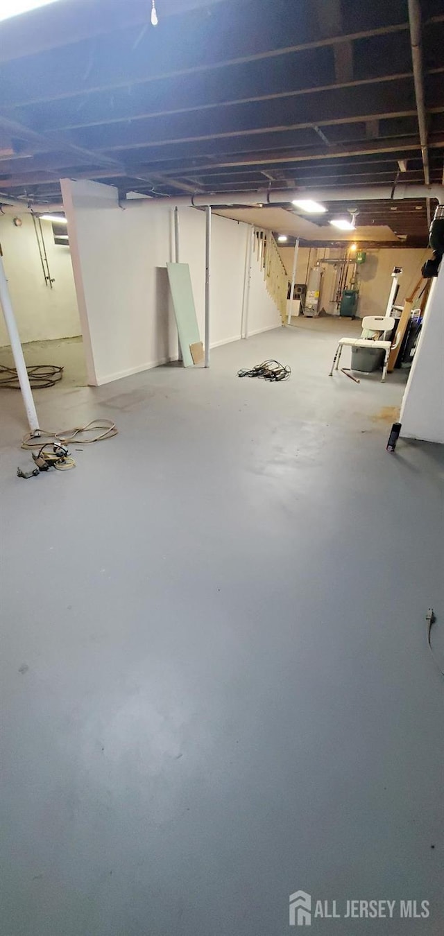 308 Codrington Pl, Bound Brook, NJ 08805 - view of unfinished below grade area