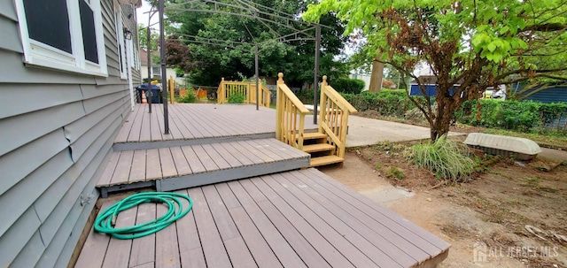 308 Codrington Pl, Bound Brook, NJ 08805 - view of wooden terrace
