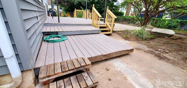 308 Codrington Pl, Bound Brook, NJ 08805 - view of wooden terrace