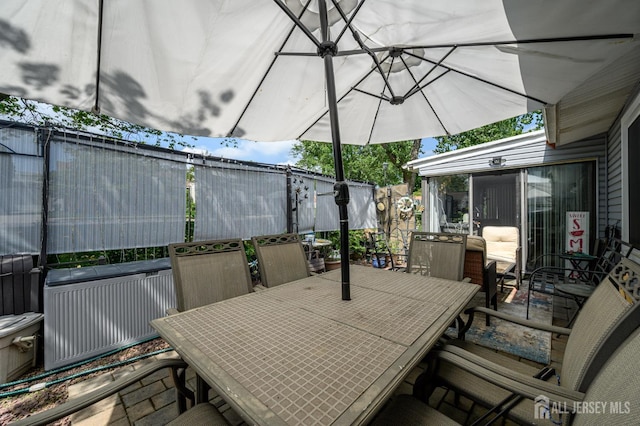 109-B Hemlock Plz, Monroe, NJ 08831 - view of patio with outdoor dining area