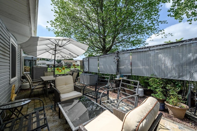 109-B Hemlock Plz, Monroe, NJ 08831 - view of patio with outdoor dining area