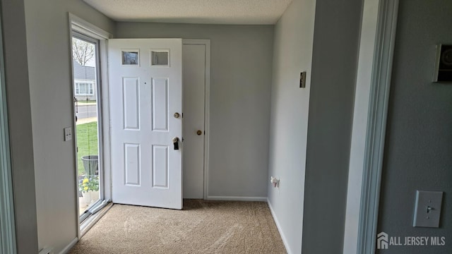 467 New Haven Way Unit A, Monroe, NJ 08831 - foyer entrance with carpet flooring, baseboards, and a textured ceiling