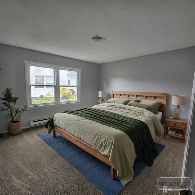 467 New Haven Way Unit A, Monroe, NJ 08831 - carpeted bedroom featuring baseboard heating and baseboards