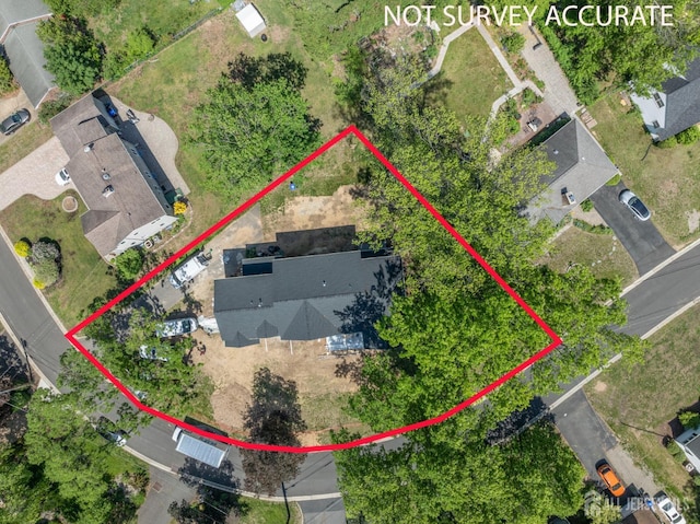 38 Louise Dr, East Brunswick, NJ 08850 - aerial overview of property's location featuring property boundaries highlighted