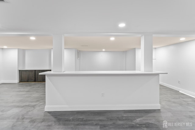 38 Louise Dr, East Brunswick, NJ 08850 - bar area with baseboards and recessed lighting