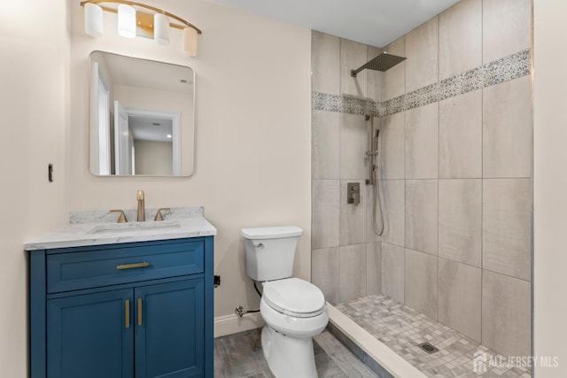 38 Louise Dr, East Brunswick, NJ 08850 - bathroom featuring vanity and a tile shower
